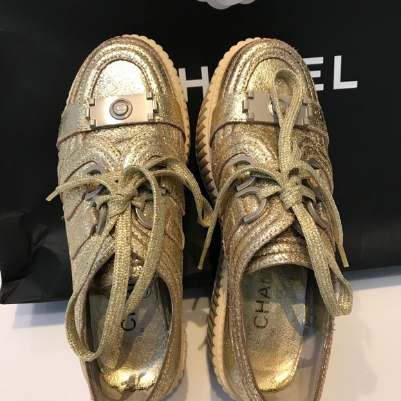 Chanel Runway One of a Kind Platform Sneakers - Sale Price!!! - Picture 3 of 5